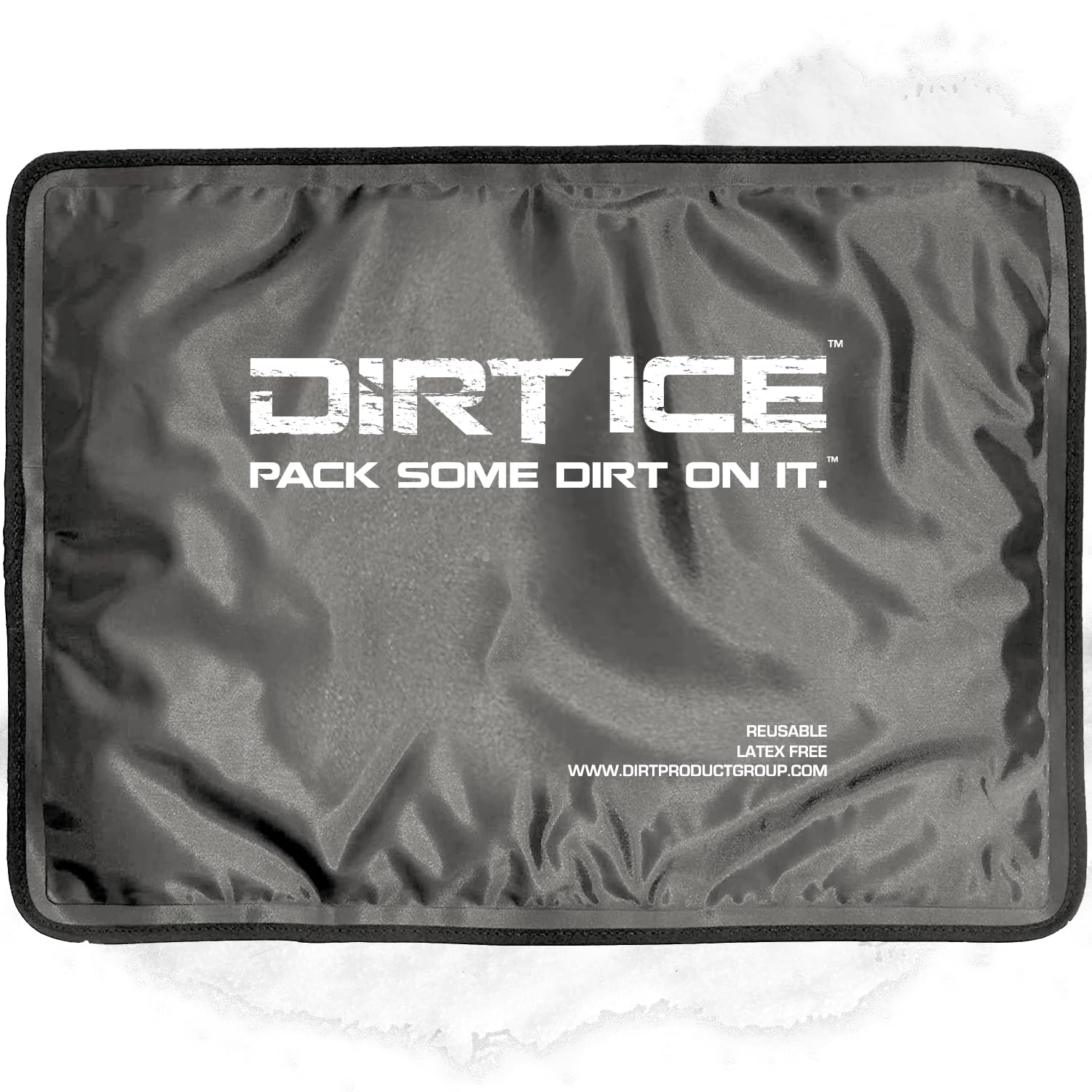 DIRT Large Gel Ice Pack for Injuries Reusable, Swelling & Muscle Pain