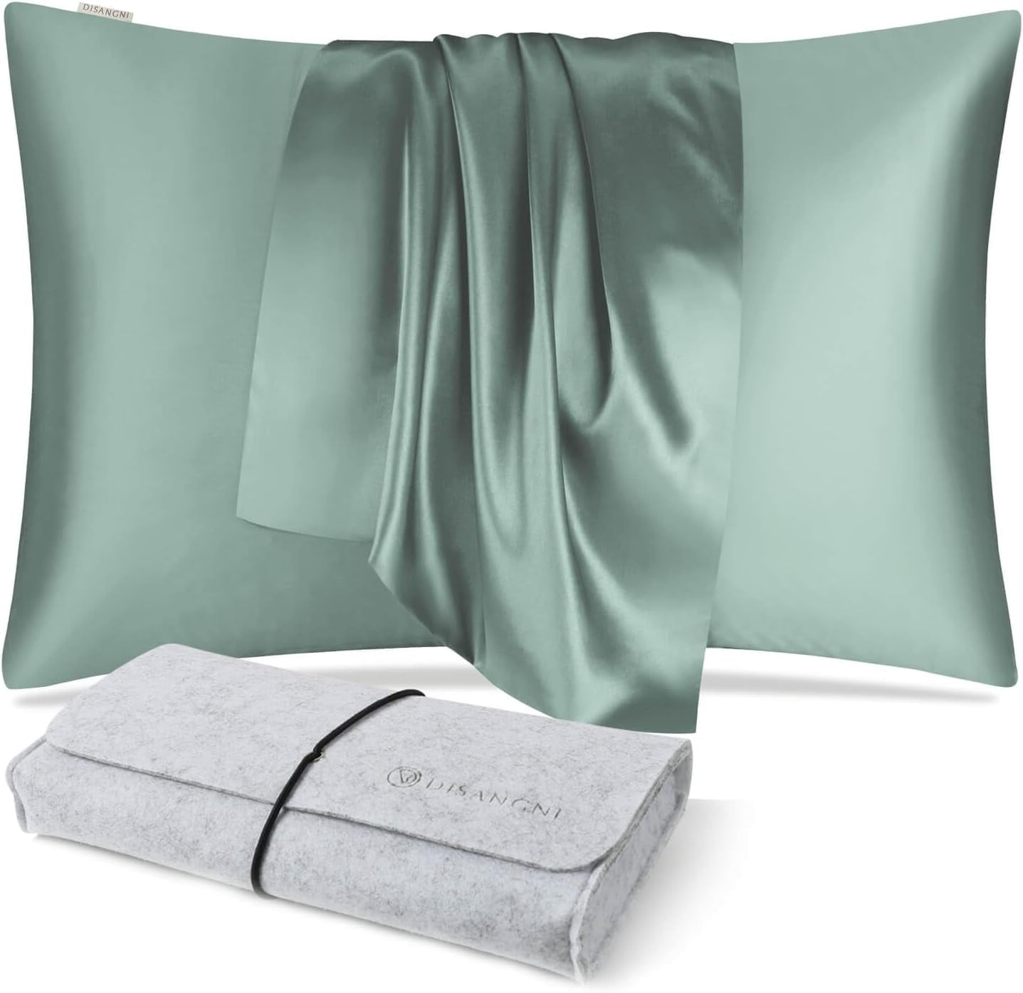 DISANGNI 100% Natural Mulberry Silk Pillow case for Hair and Skin with ...