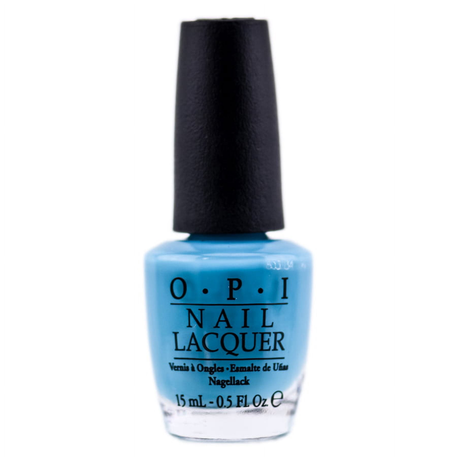 Vernis à Ongles OPI Can't Find My Czechbook - Bleu - Référence NL E75 - 15 Ml - Neuf D'origine