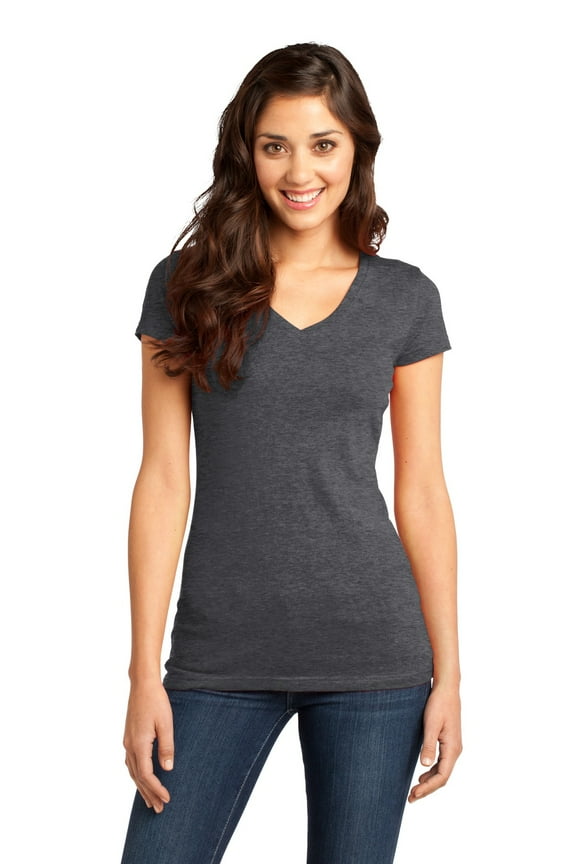 Women's Juniors Very Important T-Shirt V-Neck. DT6501