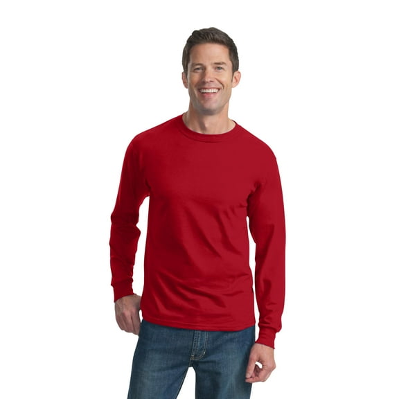 DISCONTINUED Fruit of the Loom ® HD Cotton  100% Cotton Long Sleeve T-Shirt. 4930