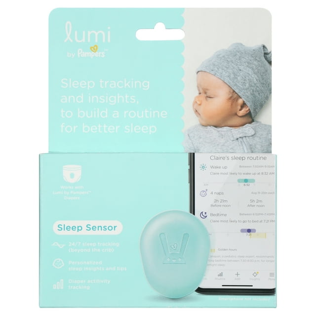 DISCONTINUED Lumi by Pampers Baby Sleep Sensor Sleep Routine Monitor