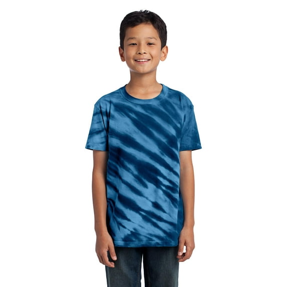 DISCONTINUED Port & Company ® - Youth Tiger Stripe Tie-Dye Tee. PC148Y