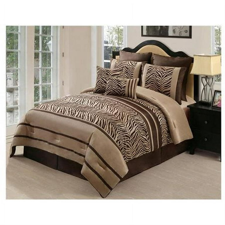 Zebra Queen Comforter Set