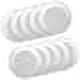 DISCOUNT PROMOS Frisbees 9.25 inch. Set of 10, Bulk Pack - Fun Outdoor Games for Adults and Family - White