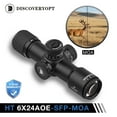 thumbnail image 1 of DISCOVERYOPT HT 6X24 Compact Riflescope MOA Adjustable Objective Lens Focus Second Focal Plane 30MM, 1 of 9