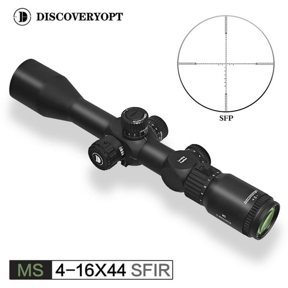 DISCOVERYOPT MS 4-16X44 MOA Side Parallax Adjustment Riflescope Illumination 30MM Optics Scopes