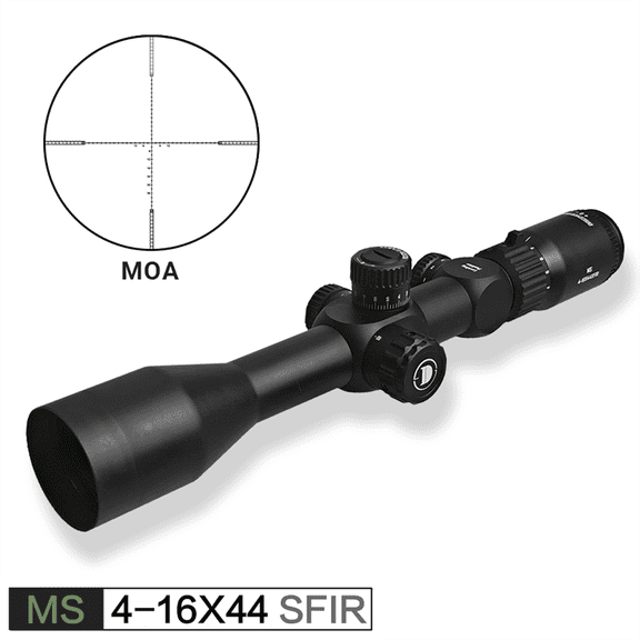 DISCOVERYOPT MS 4-16X44 Riflescope Side Focus Second Focal Plane Illumination Reticle Hunting Optical Scopes 30 Tube