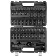 DISEN 57Piece 1/4'' Drive Impact Socket Set Shallow & Deep Socket Set