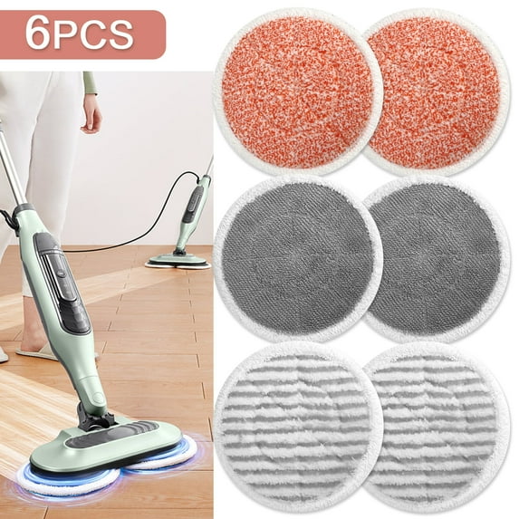 DISEN 6pcs Replacement Steam Mop Pad Fit for Shark S7000 Series S7001 S7000AMZ
