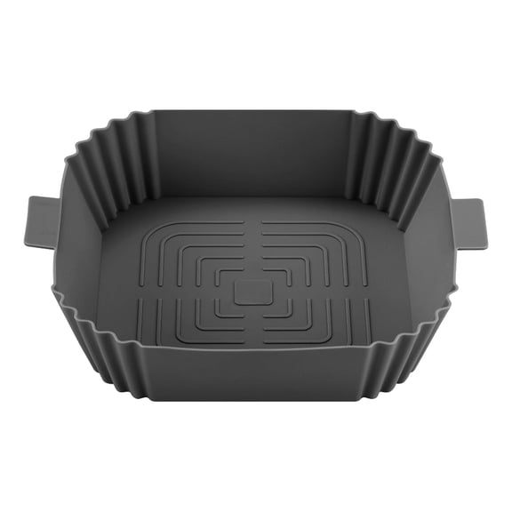 DISEN Air Fryer Liners Reusable Gray Replacement for Flammable Silica Gel Parchment 5.91×3.94×0.79