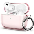 thumbnail image 1 of DISEN Airpods Pro Case Cover, Cute Slim Shockproof Case for Apple Airpods Pro 1st Generation 2019 Charing Case with Keychain, Pink Glitter, 1 of 7