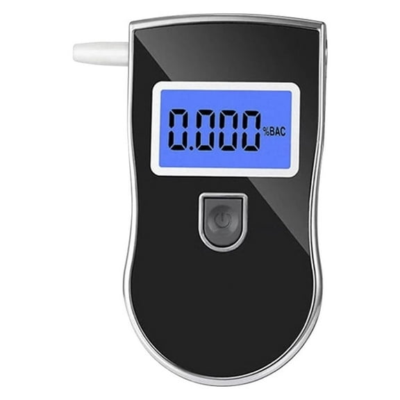 DISEN Alcohol Breathalyzer, Professional Grade Accuracy Alcohol Breath Tester for BAC Testing, Portable Blood Alcohol Tester with 20 Mouthpieces & Digital Blue LCD Display