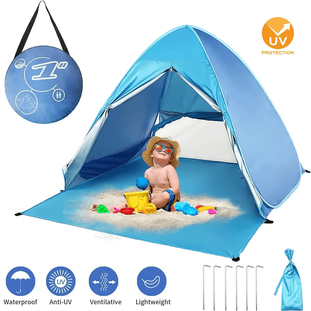 Pop up beach tent walmart hot sale