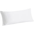thumbnail image 1 of DISEN Body Pillow Cover Long Pillow Case, Rayon Made from Bamboo, Breathable & Silky Soft Body Pillow Pillowcase, Cooling Full Body Pillow Case for Hot Sleepers, Night Sweats (White, 20x54 Inches), 1 of 8