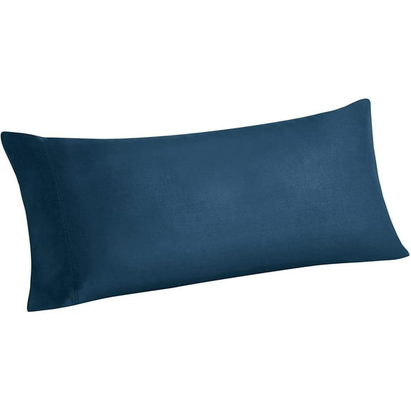 DISEN Body Pillow Cover, Navy Blue, 20x54 Inches, Rayon Made from Bamboo, Breathable & Silky Soft, Cooling Body Pillow Cover for Hot Sleepers, Night Sweats