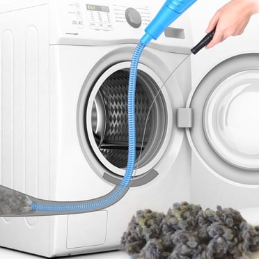 Spazzola Flessibile Per Pulizia Trappola Pelucchi Asciugatrice – Lungo Manico In Legno Per Scarico Gas Ed Elettrico