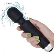 DISEN G Spot Vibrator Wand, Dildo Vibrators for Her, 20 Vibration Modes & 8 Speeds, Female Adult Sex Toys, Powerful, Waterproof - Black