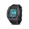 thumbnail image 1 of DISEN Men's Watch, 50M Waterproof Digital Sports Alarm Watch LED Backlight, Black, 1 of 9