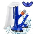 thumbnail image 1 of DISEN Portable Pool Vacuum Jet Underwater Cleaner W/Brush & Leaf Bag, Swimming Pool Spa Jet Vacuum Cleaner, Handheld Portable Pool Vacuum for Above Ground Pool, Spas, Ponds & Fountains, 1 of 7