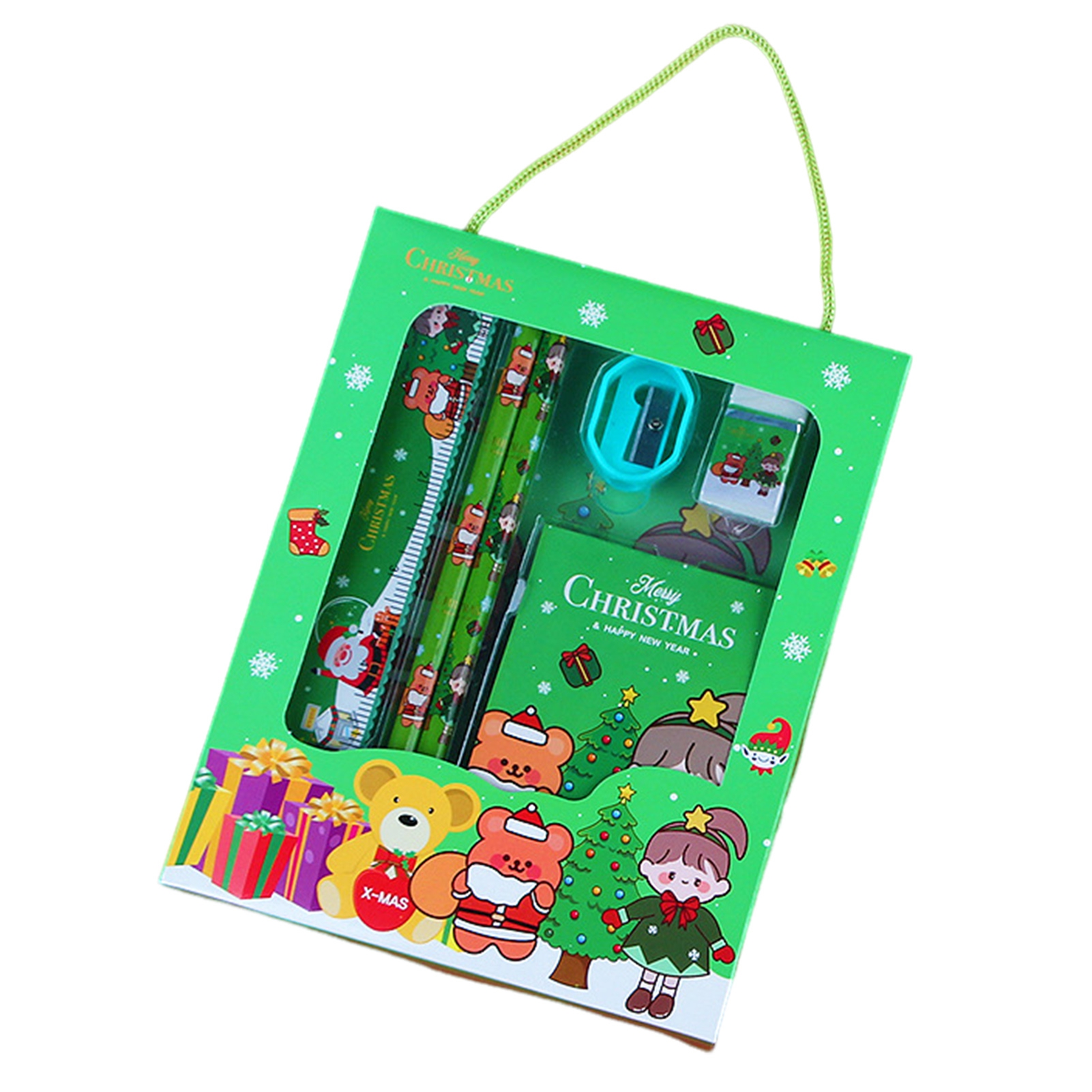 DISHAN Portable Design Stationery Set Christmas Stationery Set with