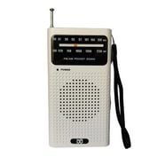Milanix Small AM/FM Radio Portable Battery Operated with Best Reception ...