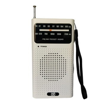 Milanix Small AM/FM Radio Portable Battery Operated with Best Reception ...