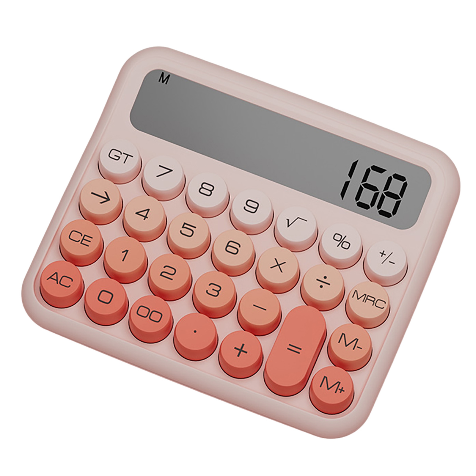 DISHAN Retro Typewriter Style Calculator Mechanical Keyboard Calculator