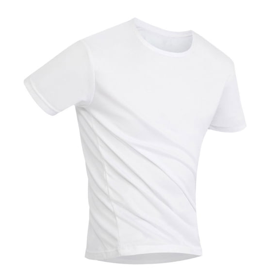 DISHAN Spandex Shirts Anti Dirty Stain Proof Polyester Basic Layer Spandex Shirts for Sports
