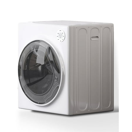 DISHUP 3.5 Cu.Ft Portable Clothes Dryer, 13 lbs Compact Dryer with Stainless Steel Tub, Electric Dryer for RV, Home, Apartment, White
