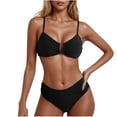 thumbnail image 1 of DISKEBUISS Bathing Suits for Women Adjustable Straps Summer Swimsuit Backless Slim Bikinis Vacation Fashion 2025, 1 of 5