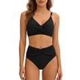 thumbnail image 1 of DISKEBUISS High Waisted Swimsuits for Women Two Piece Adjustable Strap Tummy Control Swimwear Beach Vacation, 1 of 7