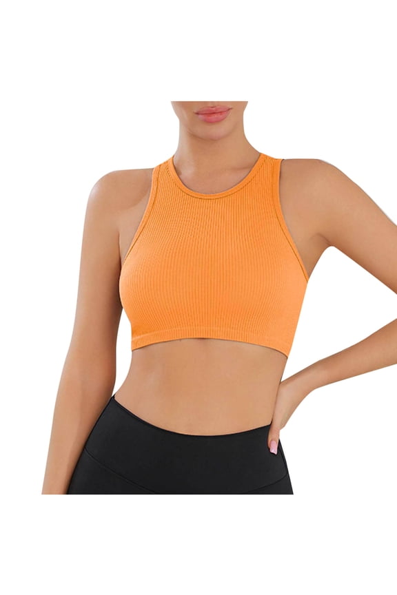 Women's Full Coverage Push Up Yoga Bras - Fitness Workout Comfy Supportive Sport Bra