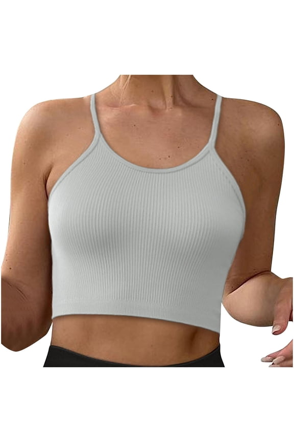 Women's Seamless Bras - Sexy Halter Tummy Control Comfort Bra for Daily Outdoor Walking & Running