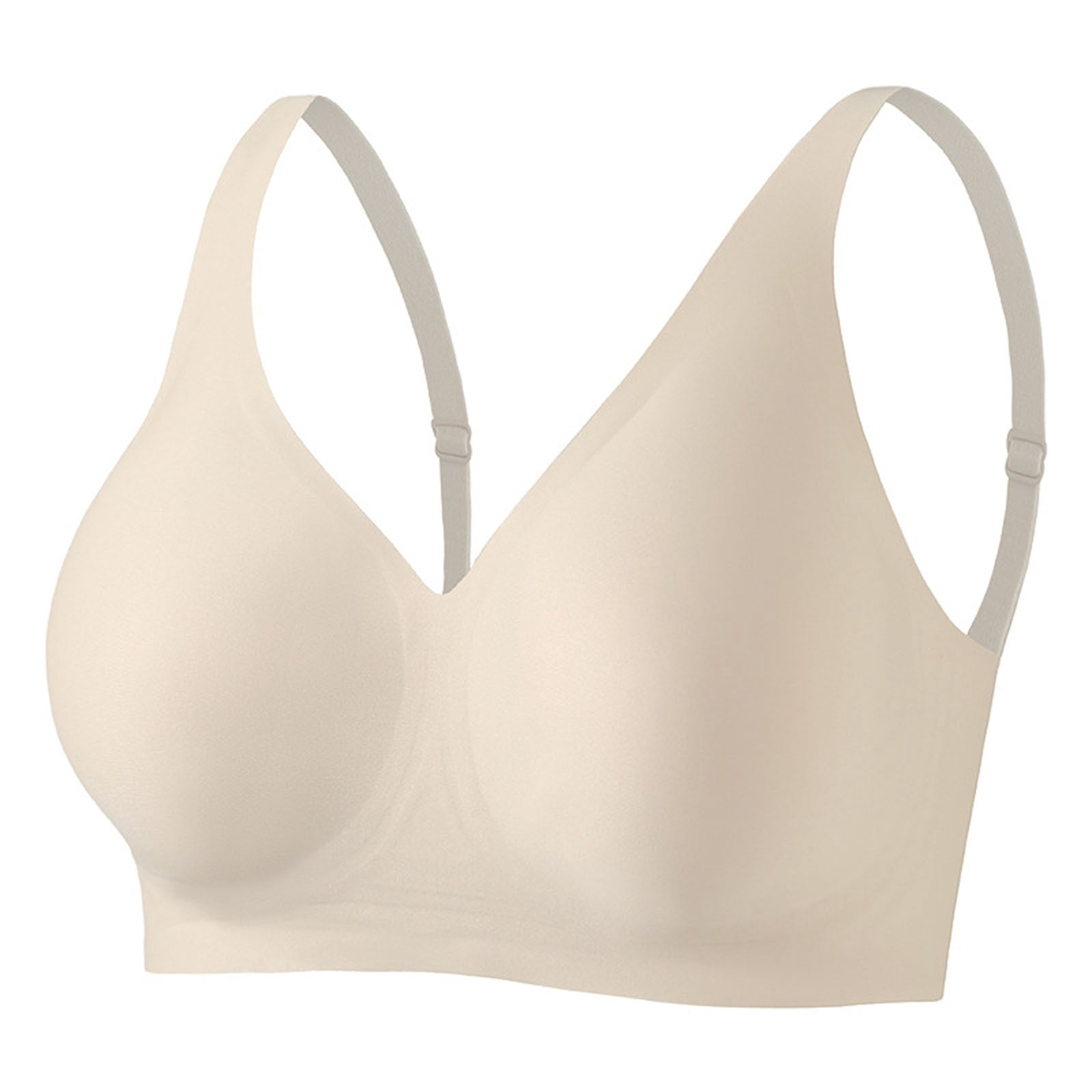 DISKEBUISS Women's Sport Bras Wireless Comfortable Supportive No ...