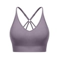 thumbnail image 1 of DISKEBUISS Women's Sports Bras Racerback Thin Strap Adjustable Breathable Push Up for Running & Gym Workouts, 1 of 5