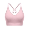 thumbnail image 1 of DISKEBUISS Women's Sports Bras Racerback Thin Strap Adjustable Breathable Push Up for Running & Gym Workouts, 1 of 5