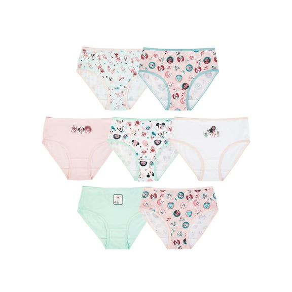 DISNEY 100 GIRLS 7 PACK CHARACTER UNDERWEAR