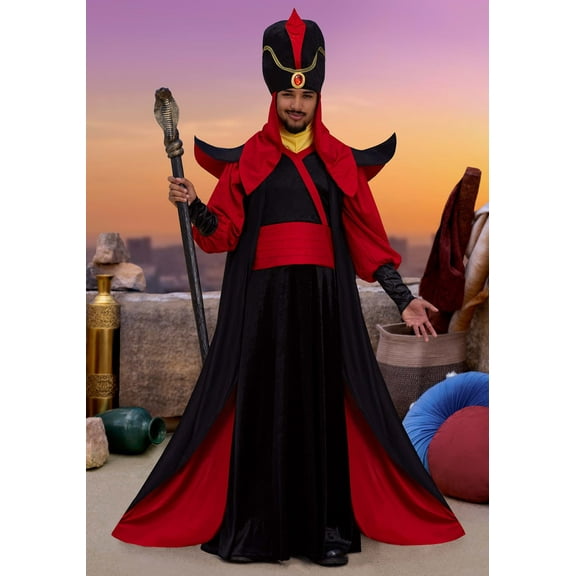DISNEY ALADDIN ADULT JAFAR DELUXE COSTUME