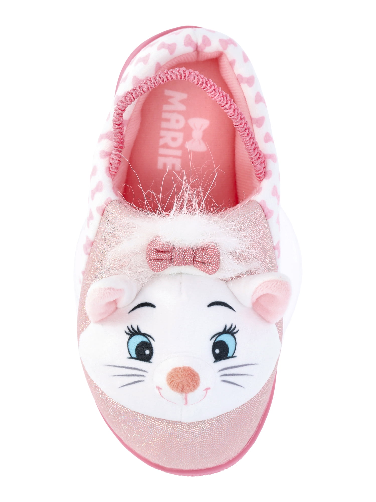 Aristocats Toddler Girls' 3D Character Slippers with Back Strap