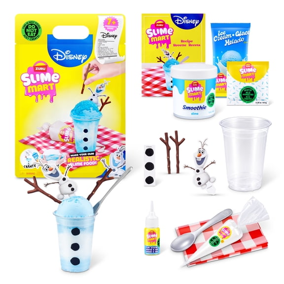 Slime Mart Disney Shopping Bag Frozen Ice Cream by ZURU - Play Food Themed DIY Slime Kit for Kids Ages 6+
