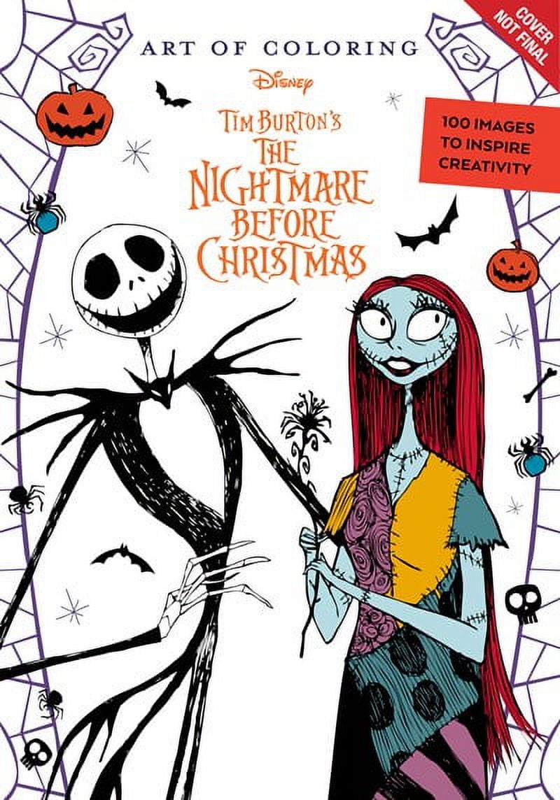 DISNEY BOOK GROUP STAFF: Art of Coloring: Disney Tim Burton's the Nightmare Before Christmas, 128 pages (Paperback)