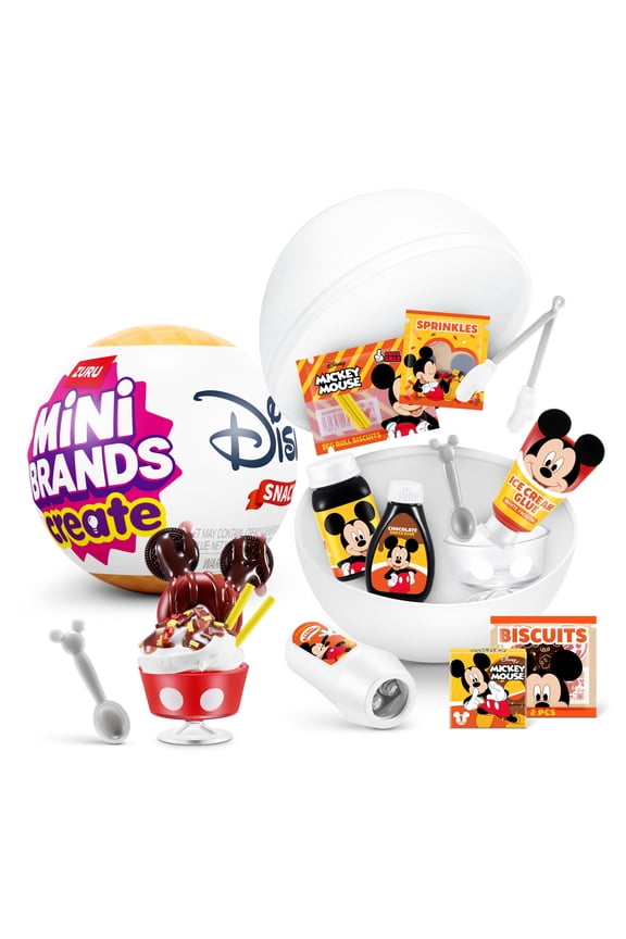 Create Disney Snacks S1 (Assorted) Collectible Blind Novelty and Gag Toy by ZURU