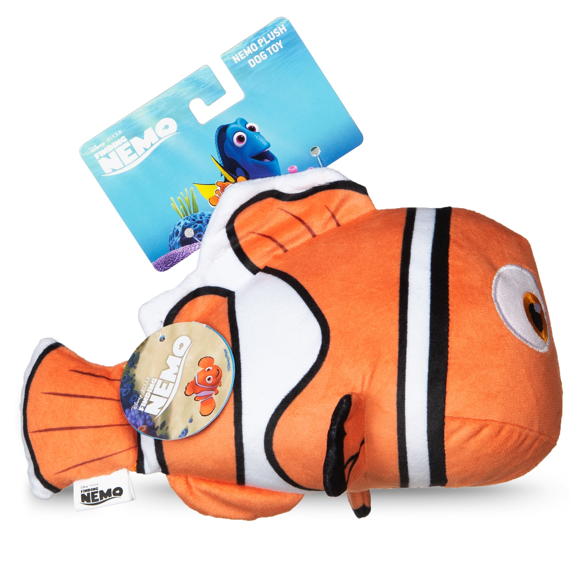 DISNEY FINDING NEMO: Nemo Plush Figurine Squeaker Pet Toy-9in