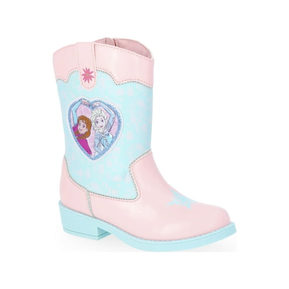 Disney Frozen Toddler Girls Western Cowboy Boots