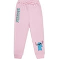 thumbnail image 1 of DISNEY Girls Jogger Sweatpants with Lilo and Stitch, Minnie Mouse Prinveses, Little and Big Girls Sizes 4-16, 1 of 2