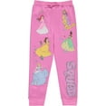 DISNEY Girls Lilo and Stitch Jogger Sweatpants with Minnie Mouse