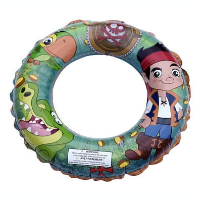 DISNEY JAKE THE NEVER LAND PIRATES INFLATABLE 20" SWIM RING TUBE POOL FLOAT TOY