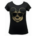 thumbnail image 1 of Disney Mickey Gold Foil Adult Baby Tee (Women's), S-XL, 1 of 4