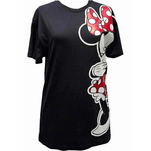 Disney Minnie Mouse Junior Oversized Fashion Tee, S-2XL (Women's)